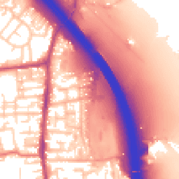 Daytime road noise heatmap for PR6 0ED