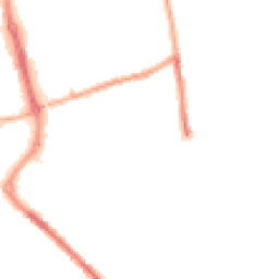 Night-time road noise heatmap for PR6 0NR