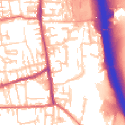 Daytime road noise heatmap for PR6 0TF