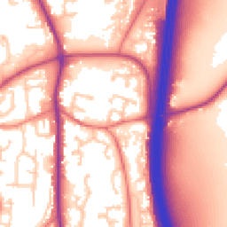 Daytime road noise heatmap for PR6 7FL