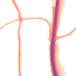 Night-time road noise heatmap for PR6 7FL