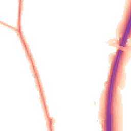 Night-time road noise heatmap for PR6 7FX