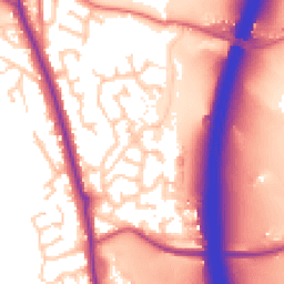 Daytime road noise heatmap for PR6 7GY