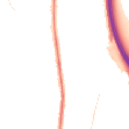 Night-time road noise heatmap for PR6 7JF