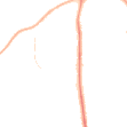 Night-time road noise heatmap for PR6 7JL