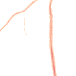Night-time road noise heatmap for PR6 7JN