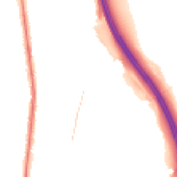 Night-time road noise heatmap for PR6 7NL