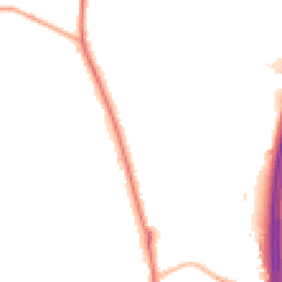 Night-time road noise heatmap for PR6 7QL