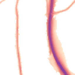 Night-time road noise heatmap for PR6 7RN