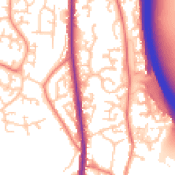 Daytime road noise heatmap for PR6 7RP