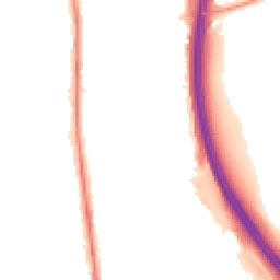 Night-time road noise heatmap for PR6 7RW