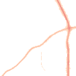Night-time road noise heatmap for PR6 7SD