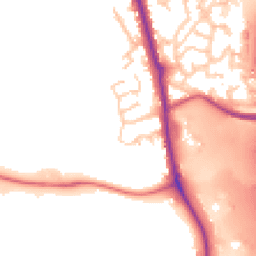 Daytime road noise heatmap for PR6 7SG