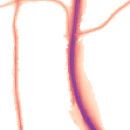 Night-time road noise heatmap for PR6 7SQ