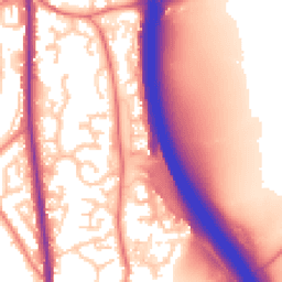 Daytime road noise heatmap for PR6 7ST