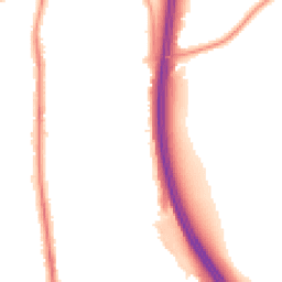 Night-time road noise heatmap for PR6 7SW