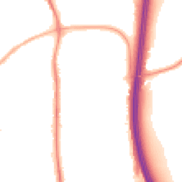 Night-time road noise heatmap for PR6 7SX