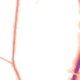 Night-time road noise heatmap for PR6 7TG