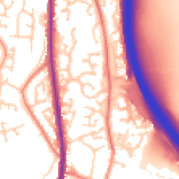 Daytime road noise heatmap for PR6 7TT