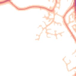 Daytime road noise heatmap for PR6 7UF