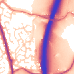 Daytime road noise heatmap for PR6 7YN