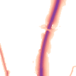 Night-time road noise heatmap for PR6 7YR