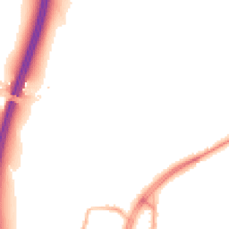 Night-time road noise heatmap for PR6 8AQ