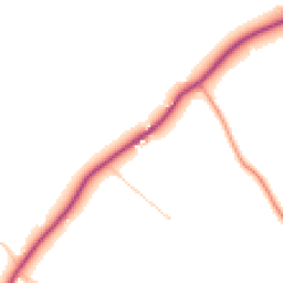 Daytime road noise heatmap for PR6 8BQ