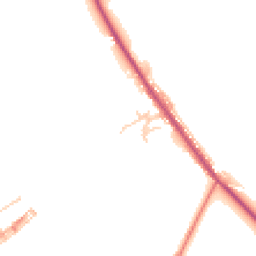 Daytime road noise heatmap for PR6 8DH