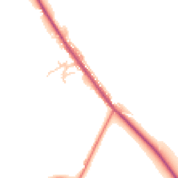 Daytime road noise heatmap for PR6 8DW