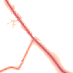 Daytime road noise heatmap for PR6 8EF