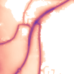 Daytime road noise heatmap for PR6 8LE