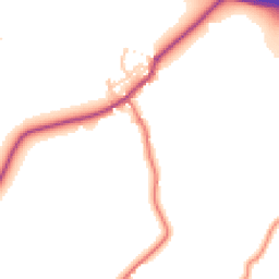 Daytime road noise heatmap for PR6 8NH