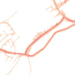 Daytime road noise heatmap for PR6 8RD