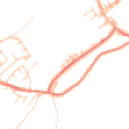 Daytime road noise heatmap for PR6 8RE