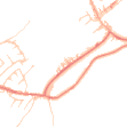 Daytime road noise heatmap for PR6 8RF