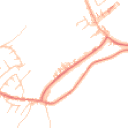 Daytime road noise heatmap for PR6 8RG