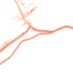 Daytime road noise heatmap for PR6 8RS