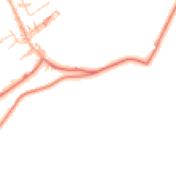 Daytime road noise heatmap for PR6 8RU