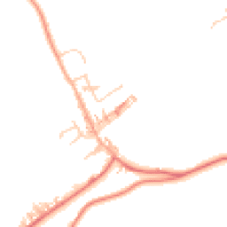 Daytime road noise heatmap for PR6 8SE