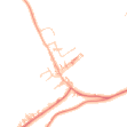 Daytime road noise heatmap for PR6 8SF