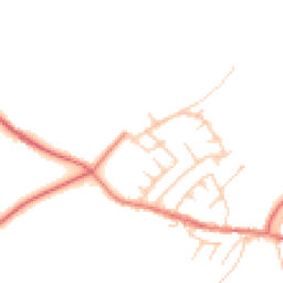 Daytime road noise heatmap for PR6 8ST
