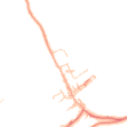 Daytime road noise heatmap for PR6 8TA