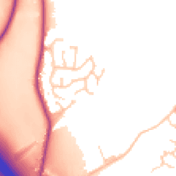 Daytime road noise heatmap for PR6 8UH