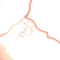Daytime road noise heatmap for PR6 9BA