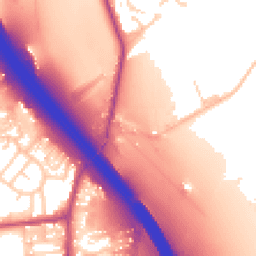 Daytime road noise heatmap for PR6 9BG