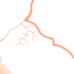 Daytime road noise heatmap for PR6 9BN
