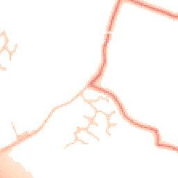 Daytime road noise heatmap for PR6 9BW