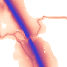 Daytime road noise heatmap for PR6 9DL