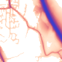 Daytime road noise heatmap for PR6 9DU